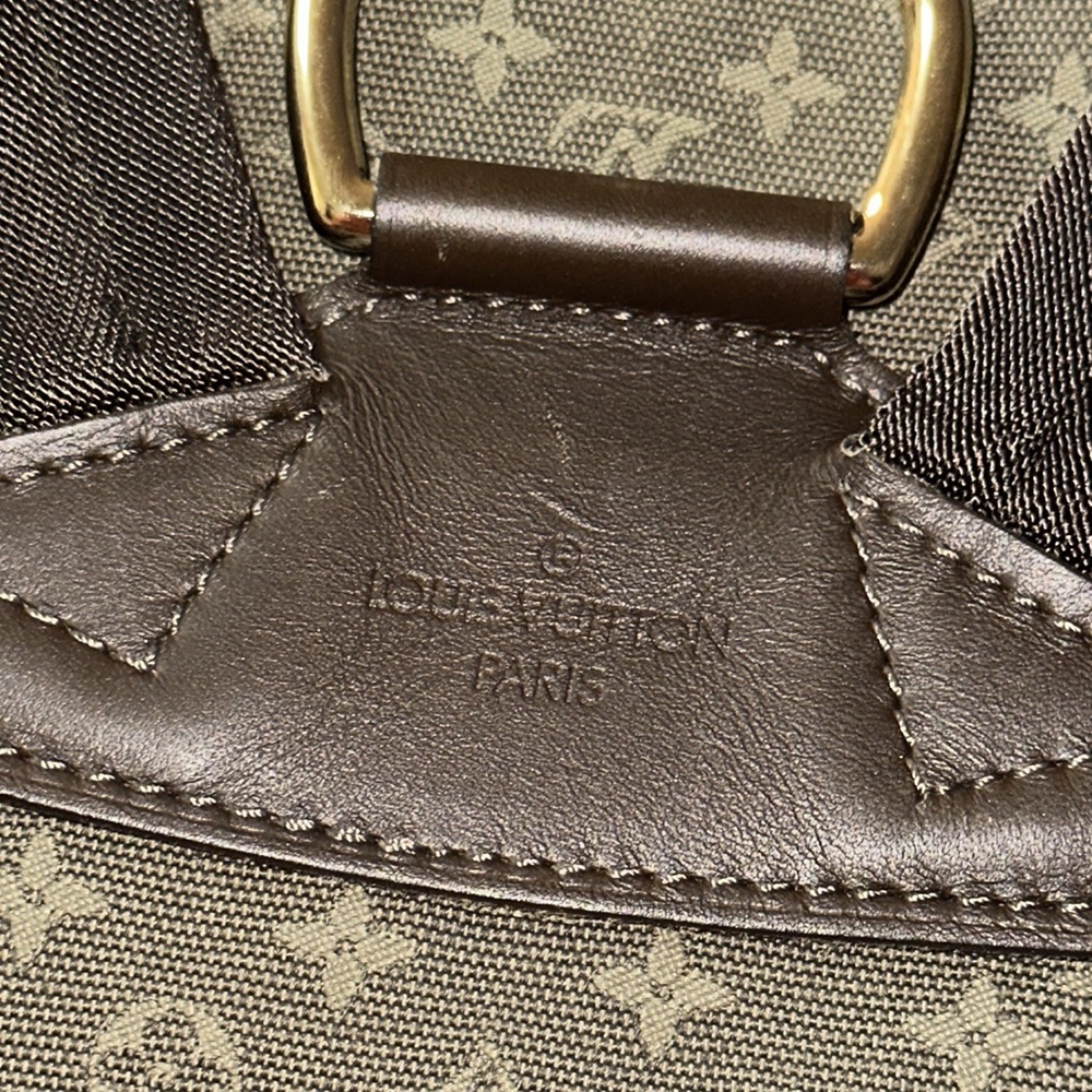 Louis Vuitton khaki mini Lin montsouris GM backpack travel school bag - Picture 7 of 16